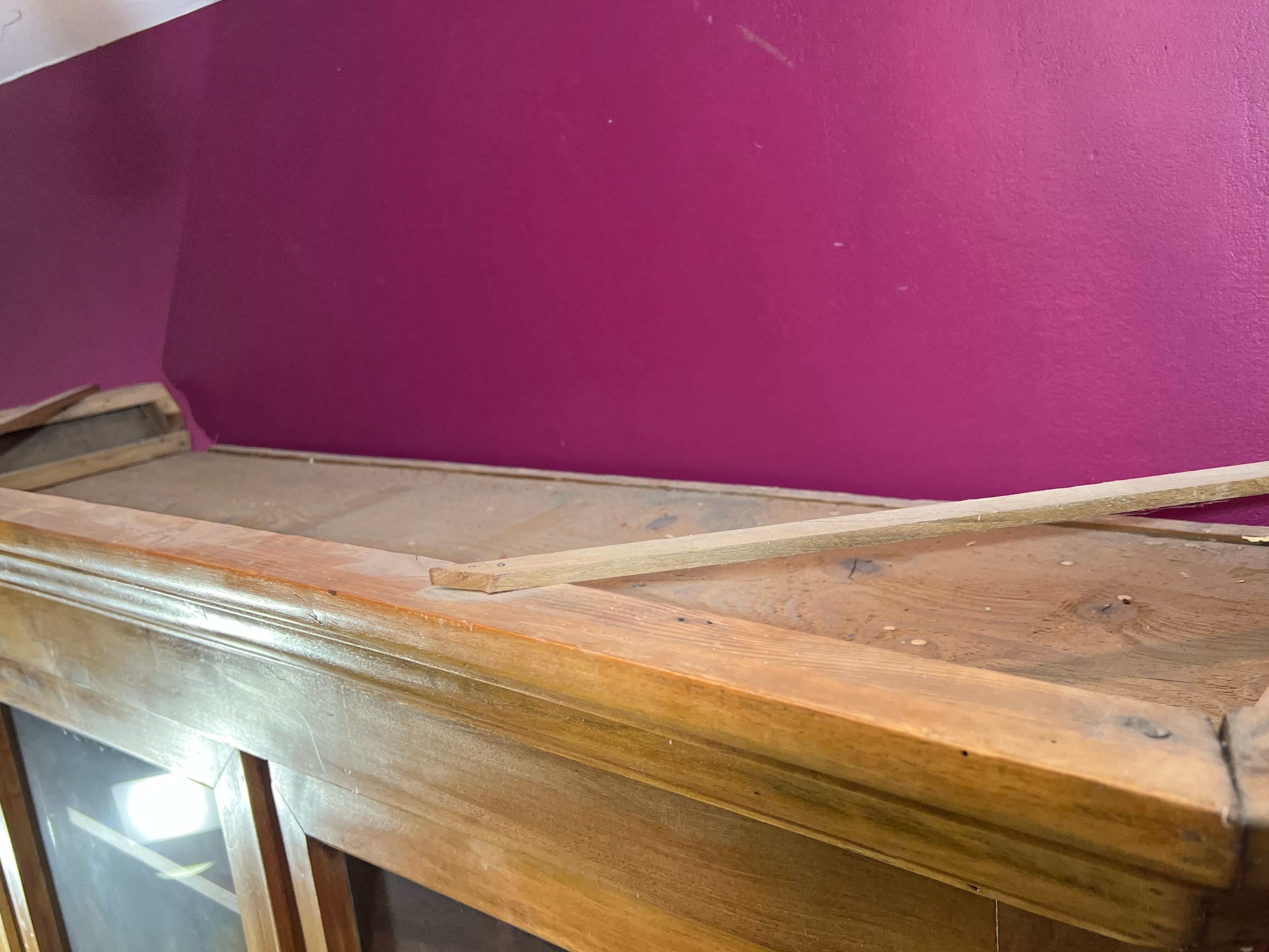 Wooden storage cupboard