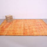 Vintage Moroccan Rug 203 x 281 cm - Handmade Berber Rug - Old Moroccan Rug