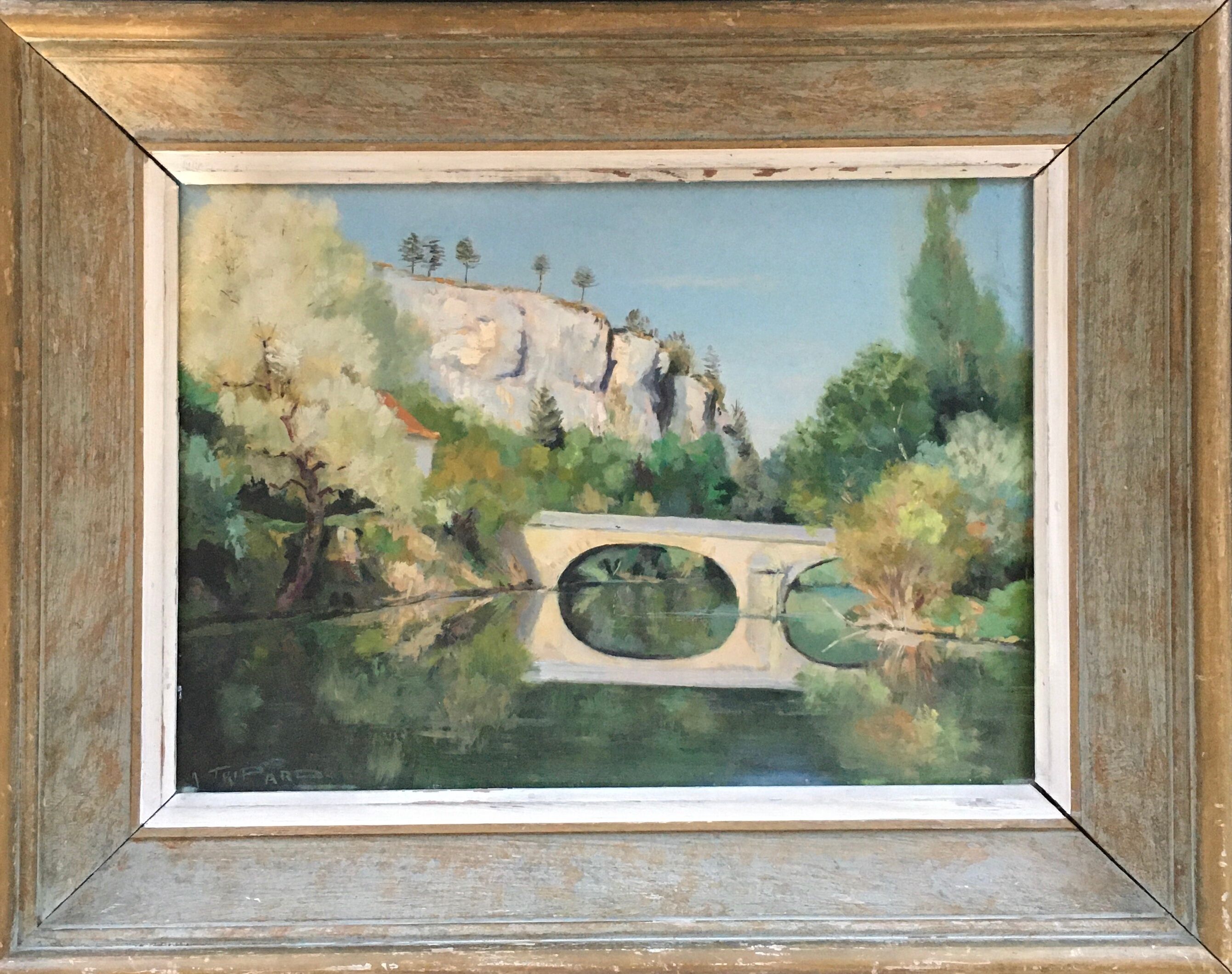 Provençal landscape painting