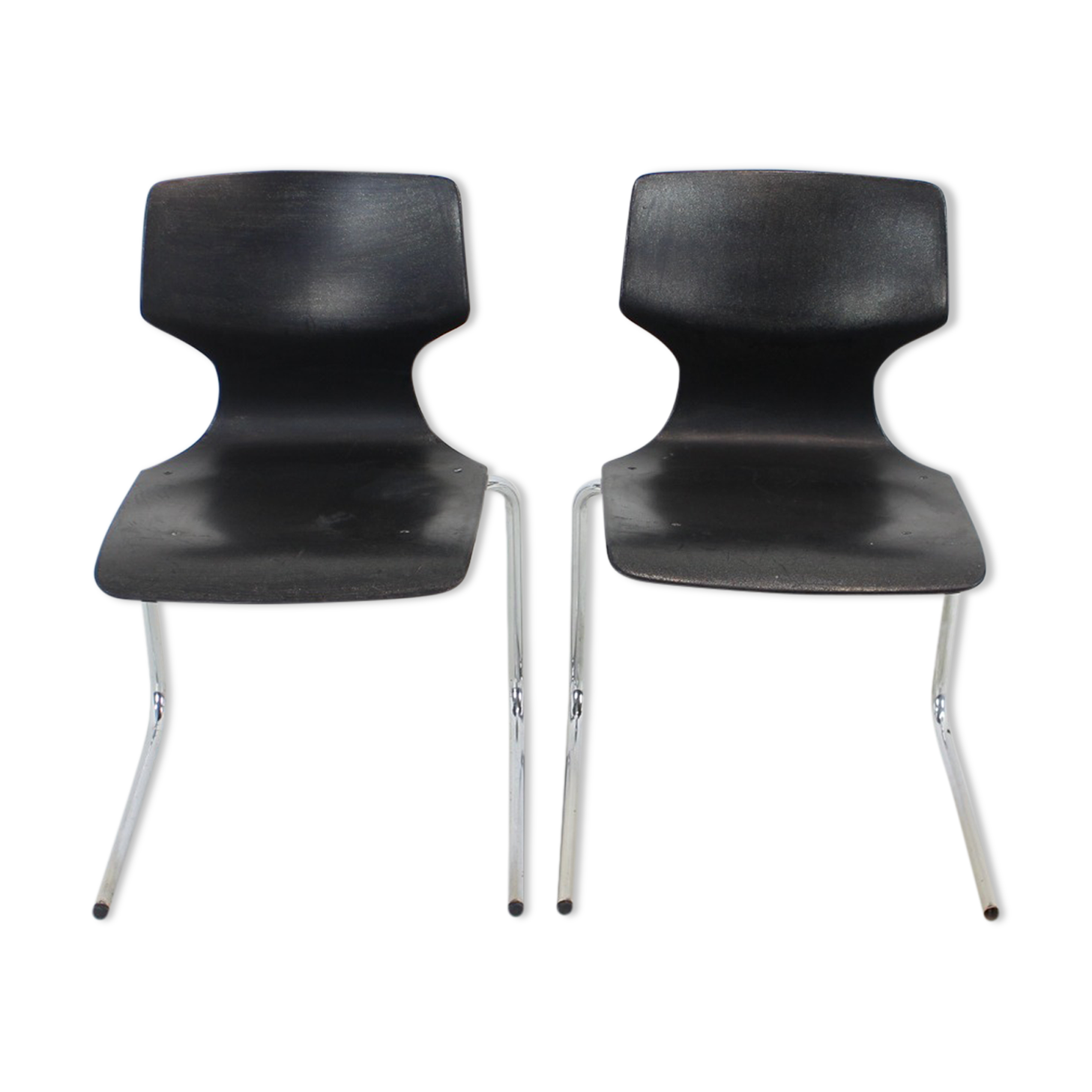 Set of 2 Pagwood chairs by Flototto, 1982