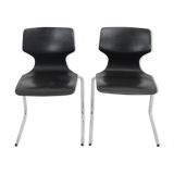 Set of 2 Pagwood chairs by Flototto, 1982