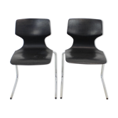 Set of 2 Pagwood chairs by Flototto, 1982