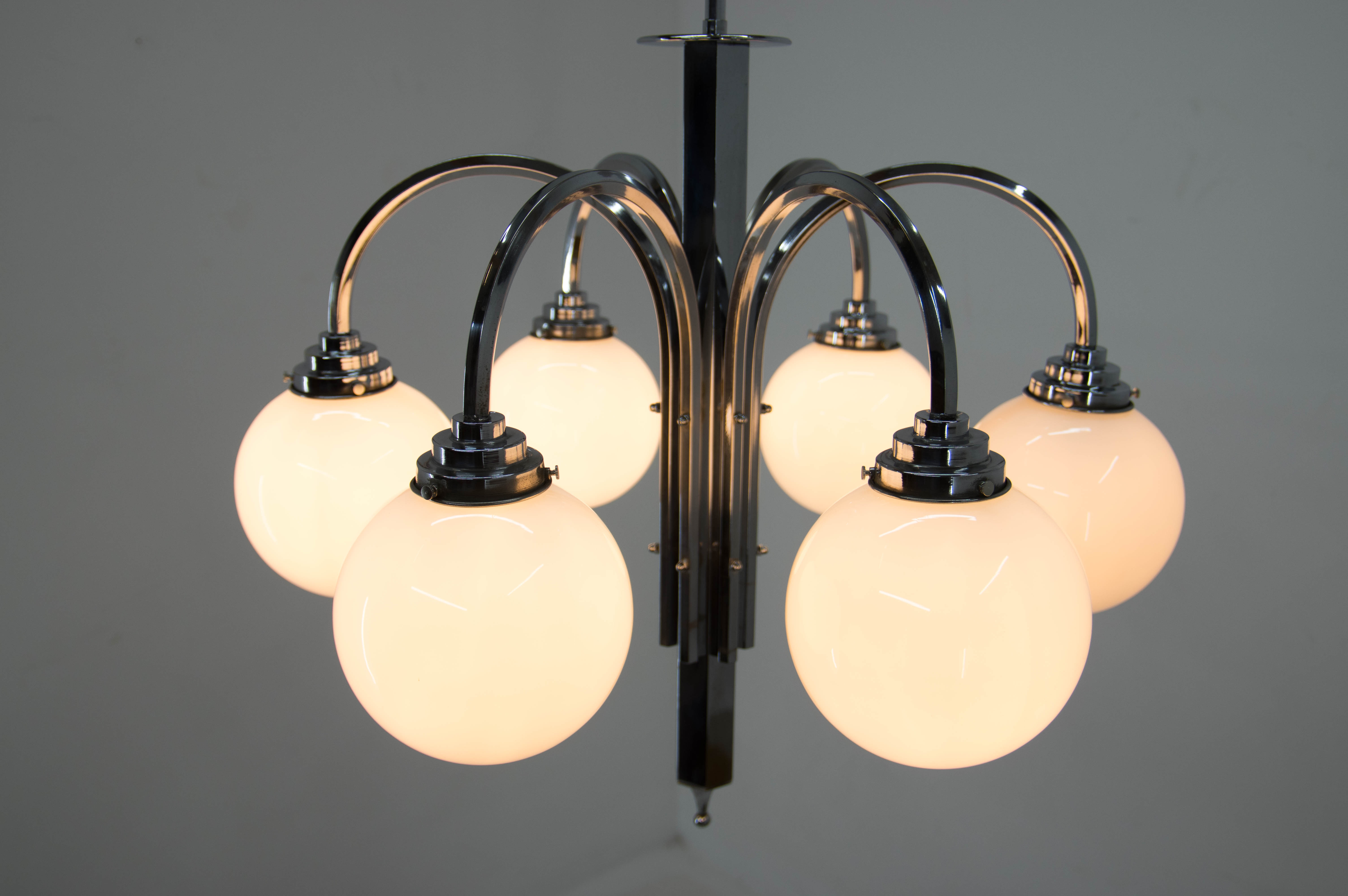 Art Deco Chandelier, France, 1930s