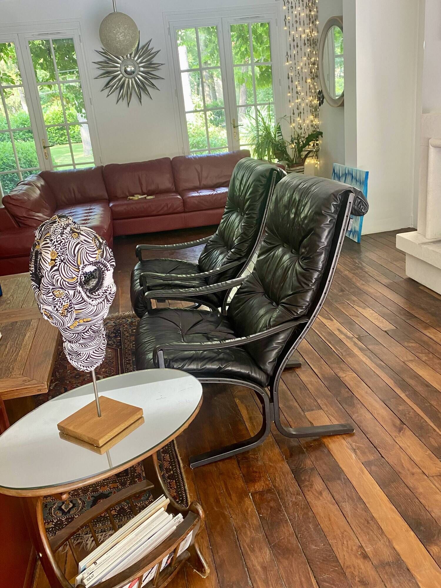 Pair of vintage Westnofa Siesta armchairs by Ingmar Relling 1960.