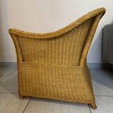 Banc coffre en rotin