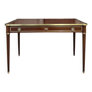 Bureau plat de style - louis xvi vers