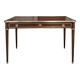 Louis XVI style flat desk in mahogany from around 1950.
