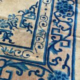 Tapis ancien chinois pékin fait main 194x260 cm