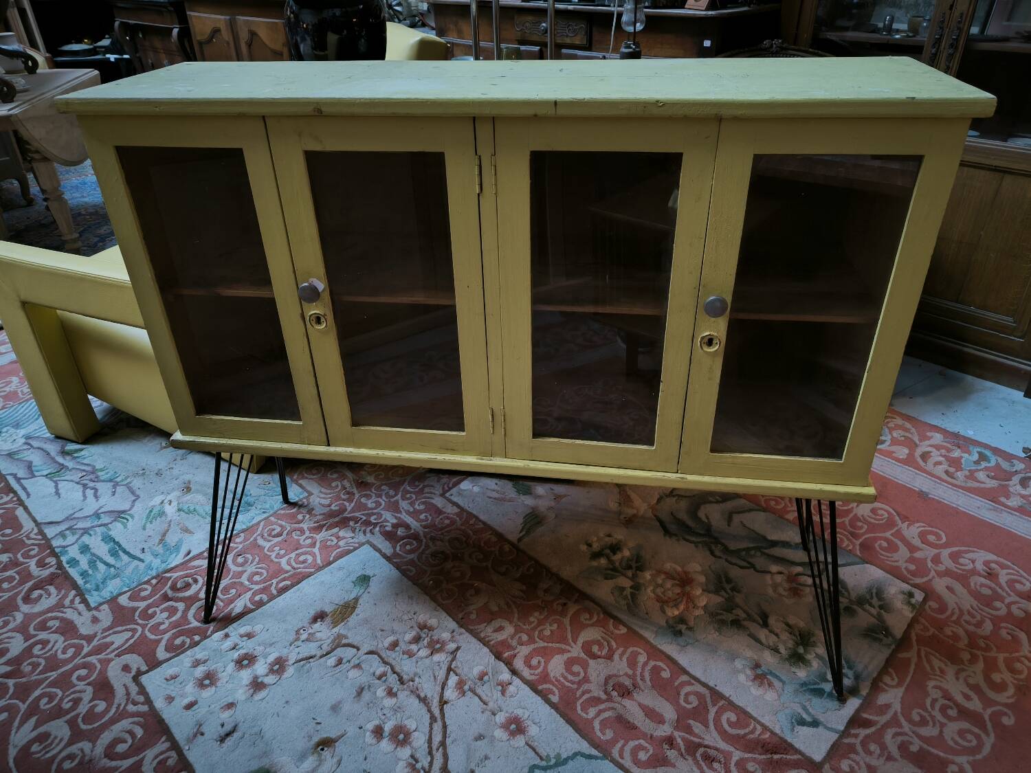 Small glass-fronted suite of rooms circa 1950