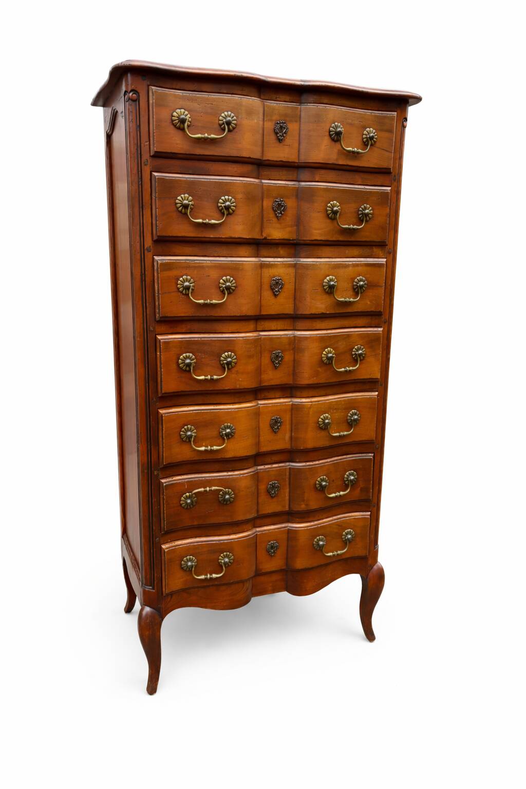 Louis XV Bow-Shape Chest of Drawers