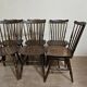 Set of 6 wooden chairs – bistro style - western / vintage