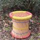 Ethnic rattan stool