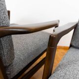 Pair of mid century armchairs "b7522 " by zenon bączyk, poland, 1960's