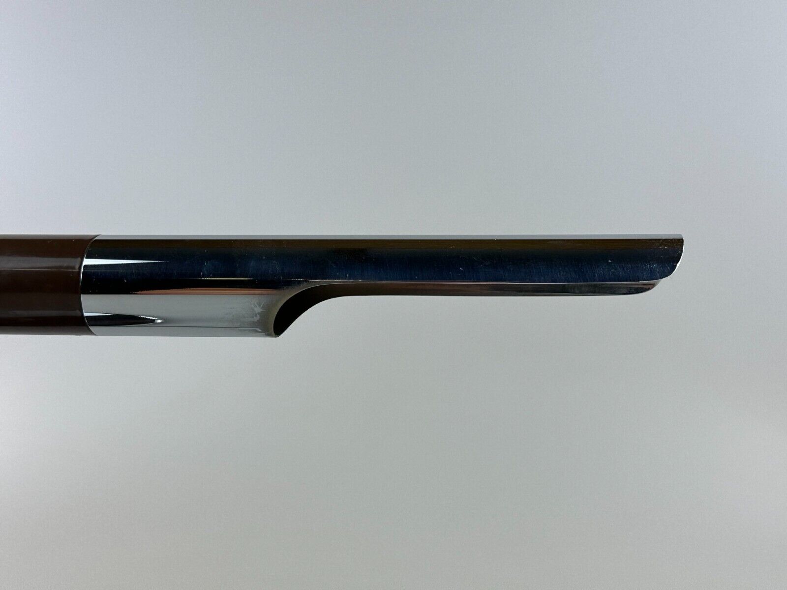 60s 70s table lamp Ingo Maurer Gulp tube lamp chrome metal Space Age