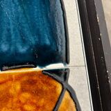 Vintage ceramic coffee table with rounded corners