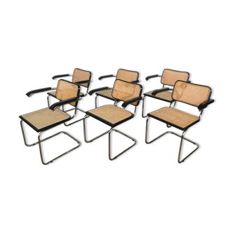 6 chairs Marcel breuer, s64 b32, made in Italy vintage