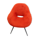 Vintage 70' fur armchair