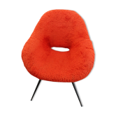 Vintage 70' fur armchair