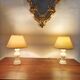 Pair of vintage alabaster lamps