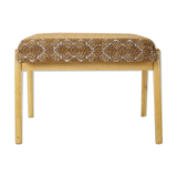 Mid-century wood stool or footstool/ton, 1966’s