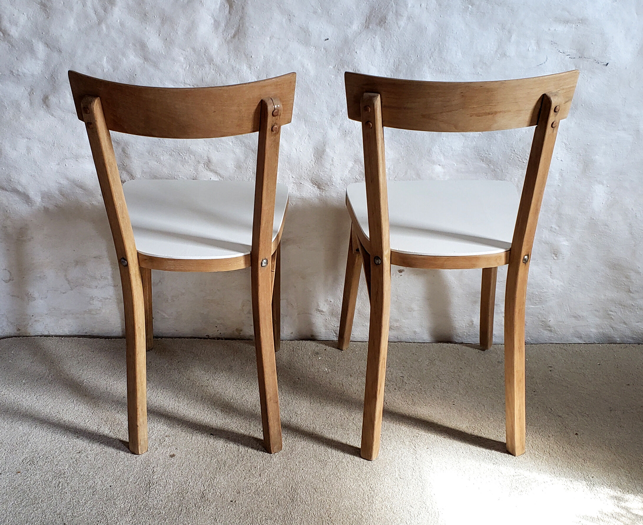 Pair of bistro chairs