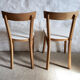 Pair of bistro chairs