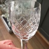 Suite of 10 glasses a porto or wine cooked lemberg cristal de lorraine