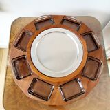 Plateau tournant Lazy Susan, design scandinave des années 60