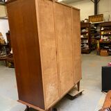 Vintage compass foot cabinet