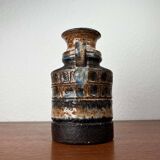 Ceramic vase from the Danish modern mid-century studio, 1960s.