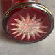 Baluster vase - cut blown crystal