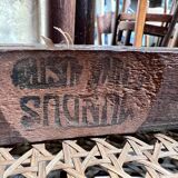 Set of 6 caned bistro chairs