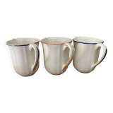 Lot of 3 Badonviller and K&G Lunéville creamers