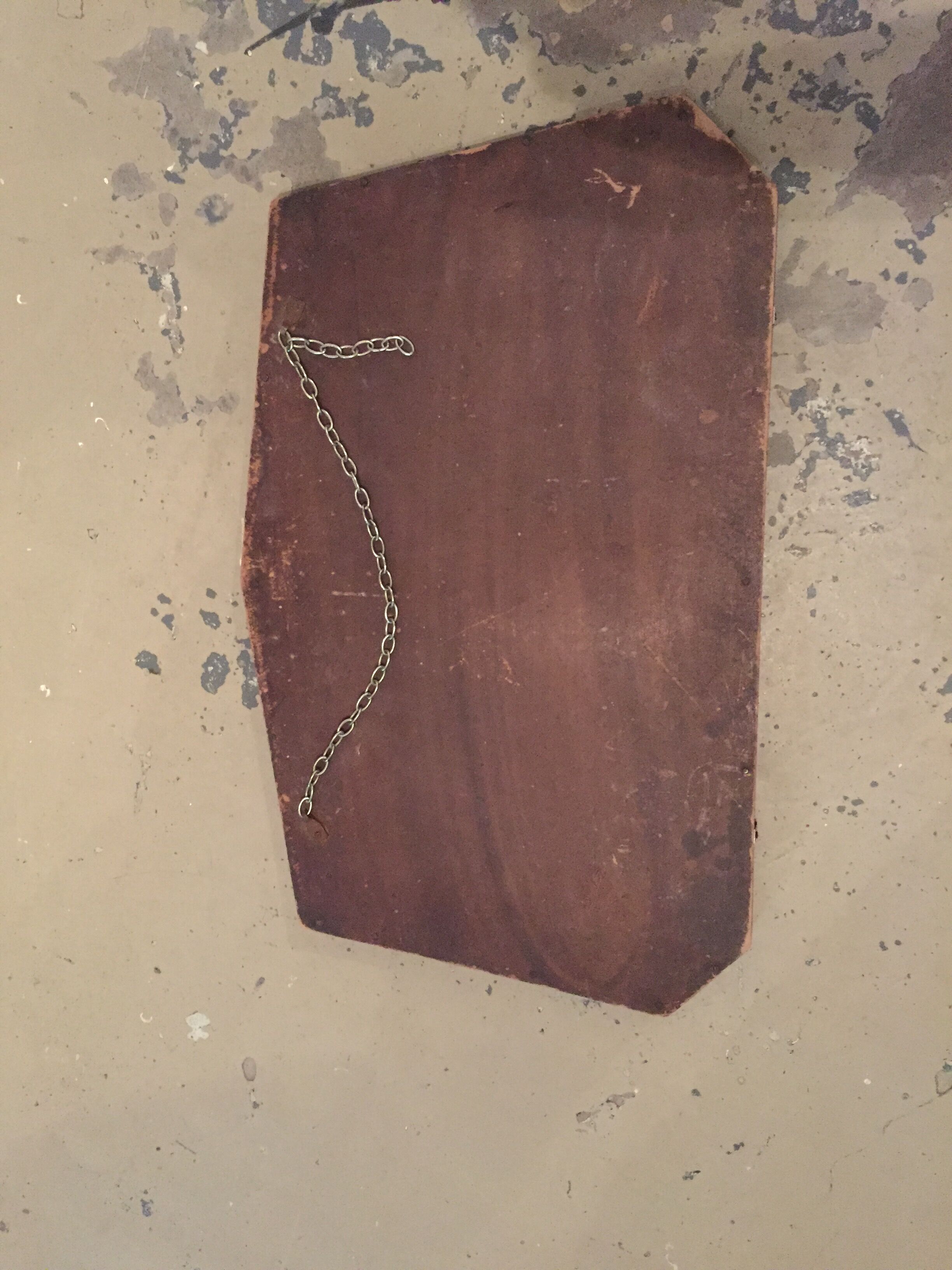 Bevelled mirror 17x25cm