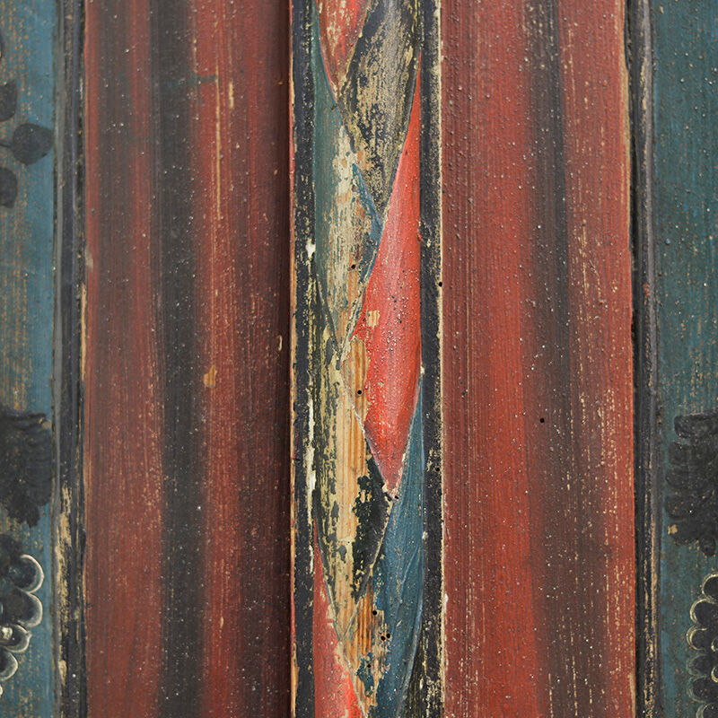 Cabinet de mariée peint d'art populaire, 1845