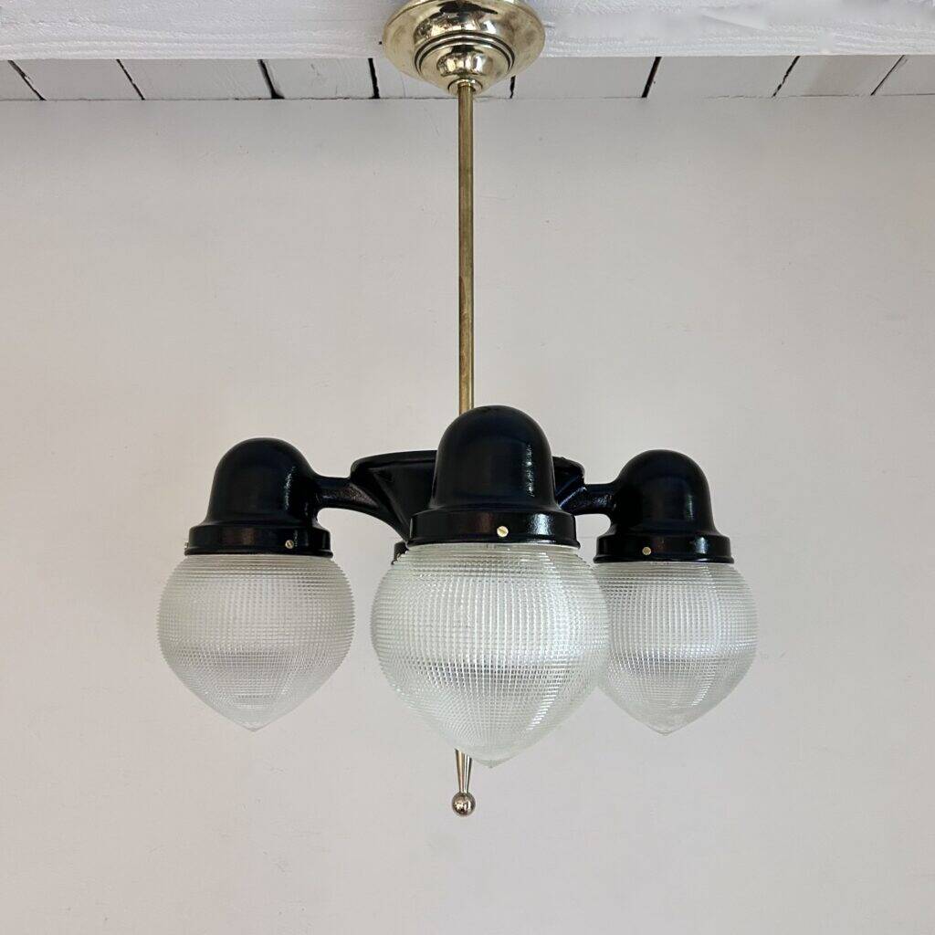 Lustre Holophane - Laiton