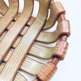 Vintage Art Studio Ceramics Braided Bowl, 1960s