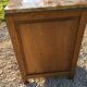 Art Deco oak bedside