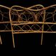Pair of rattan headboards from the 50's Italy