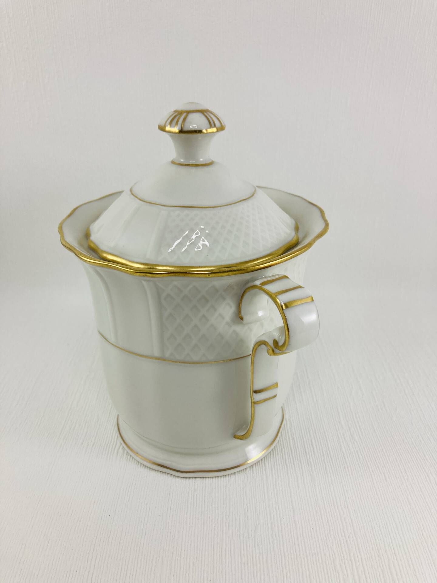 Sugar Bowl Covered Limoges Porcelain Bernardaud B&C Malmaison Service