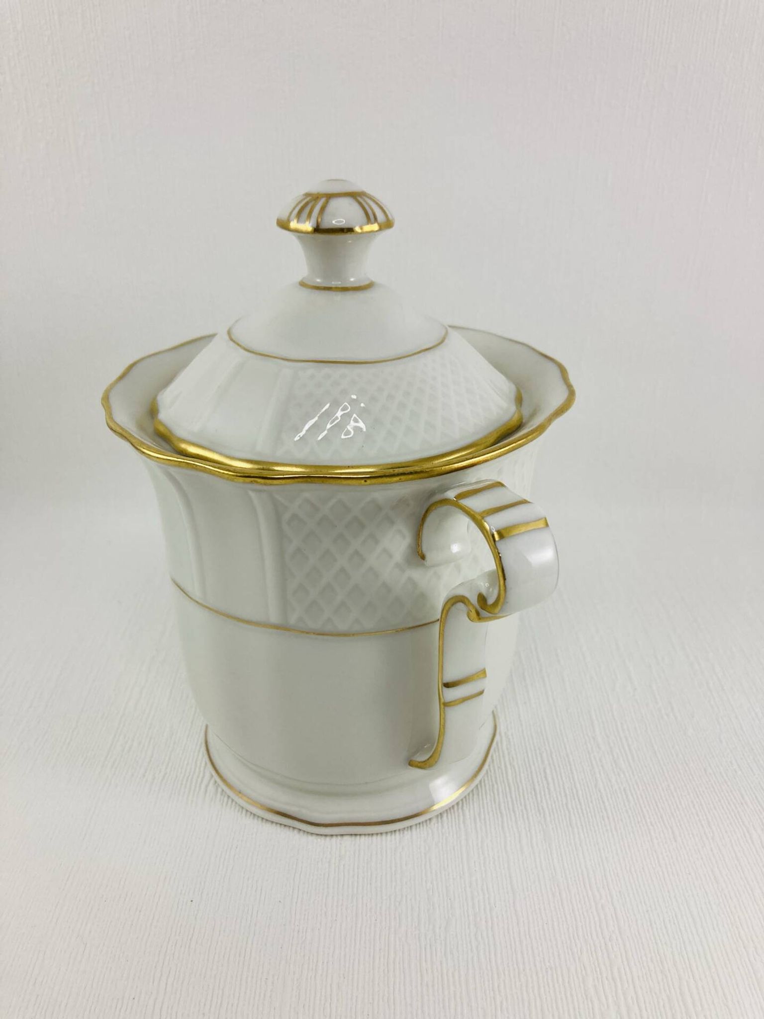 Sugar Bowl Covered Limoges Porcelain Bernardaud B&C Malmaison Service
