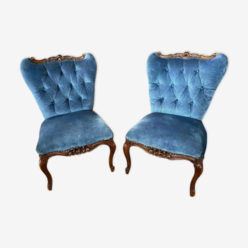 Pair of toad armchairs. Perfect condition.