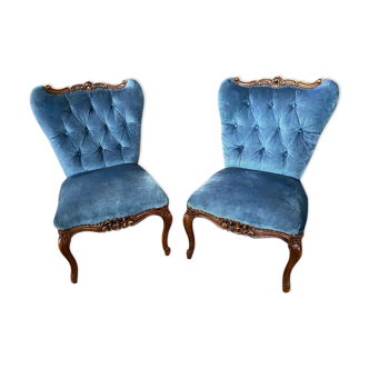 Pair of toad armchairs. Perfect condition.
