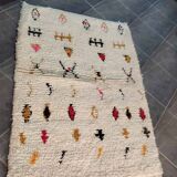 Azilal rug with geometric diamonds