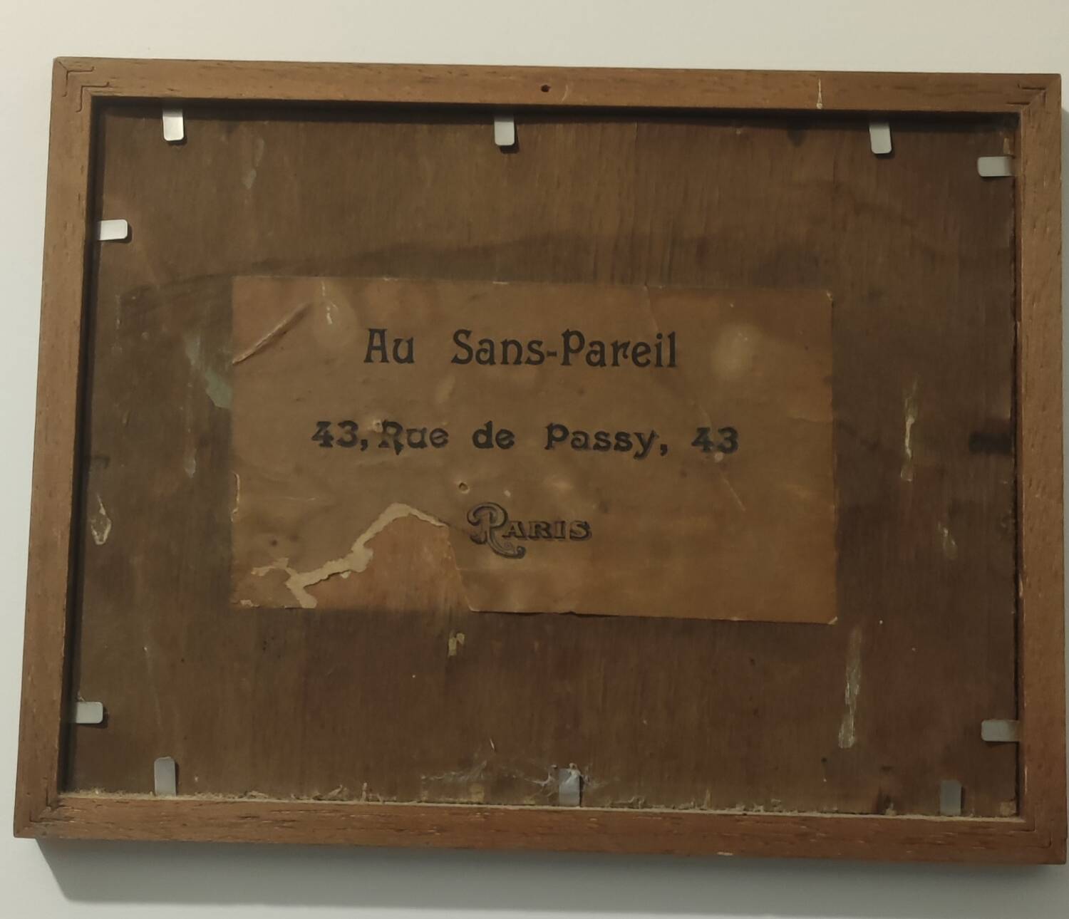 Oil on wood signed Th Linsyer