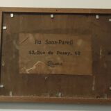 Oil on wood signed Th Linsyer