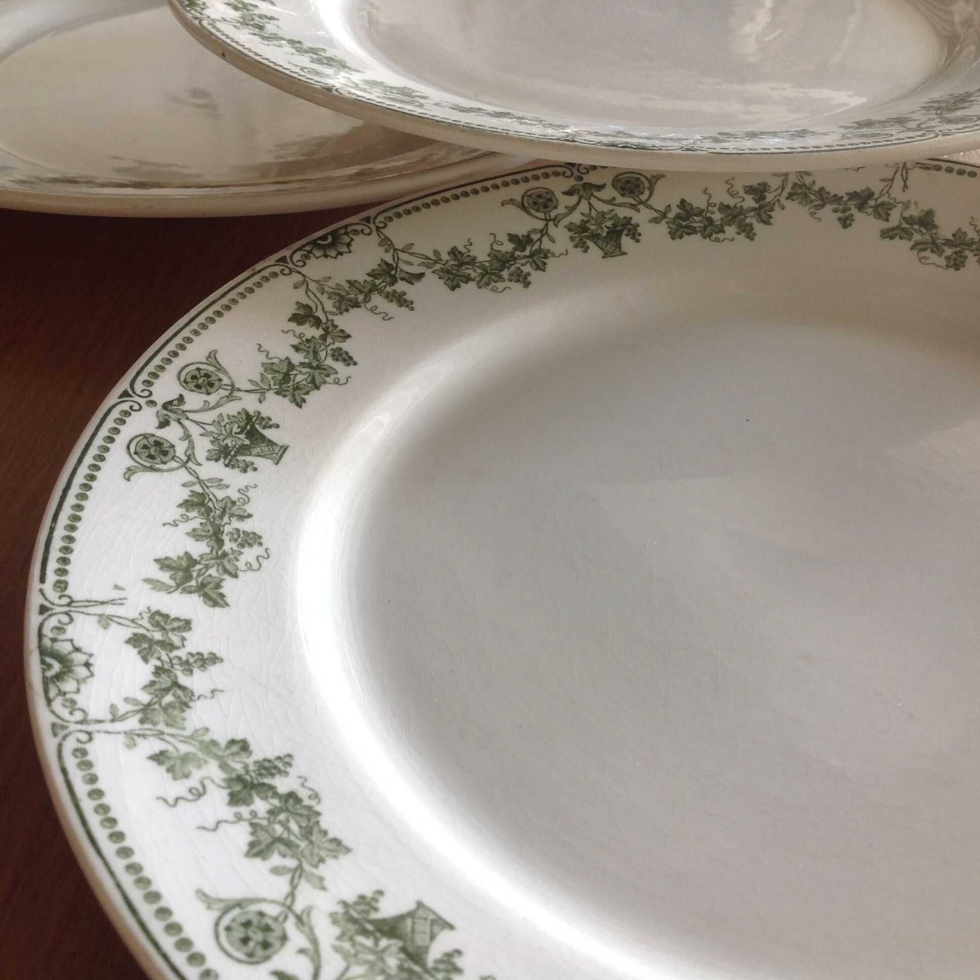 3 flat plates Badonviller champagne