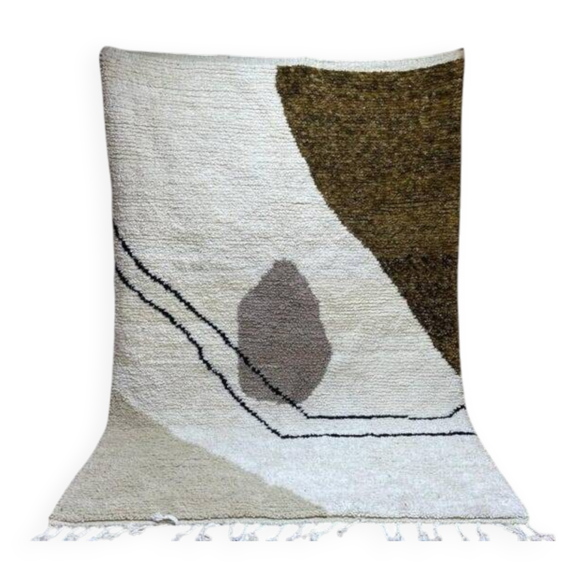 Tapis Beni Ouarain berbère en laine