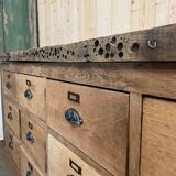 Workshop craft furniture with oak drawers early twentieth century