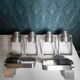 6 Vintage 1960 Mazda Pare Fée range brushed aluminum wall lights